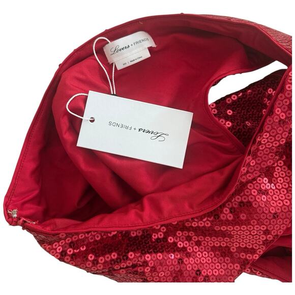 Lovers + Friends Moulin Bodysuit In Red Size XXS - Picture 8 of 15